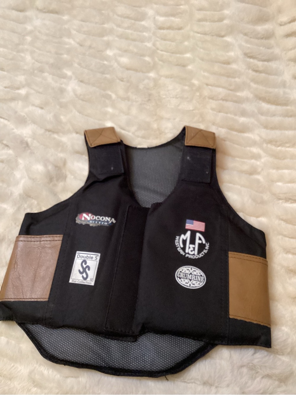YOUTH CHILD BULL RIDER VEST Authentic look Size Medium costume